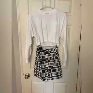 Zara T-shirt long sleeve dress